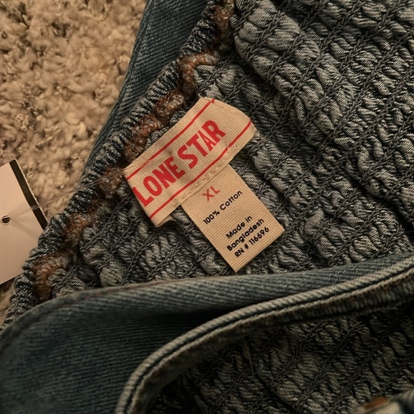 cropped jean tank - Picture 3 of 3